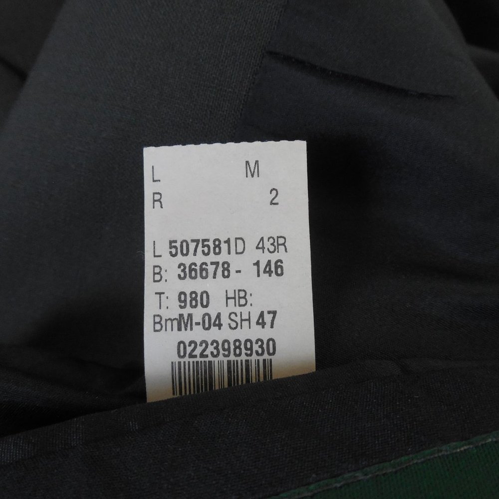 LAUREN RALPH LAUREN Men's Jacket 43R Sport Coat Dark Green Blazer 2 Button - Picture 9 of 10